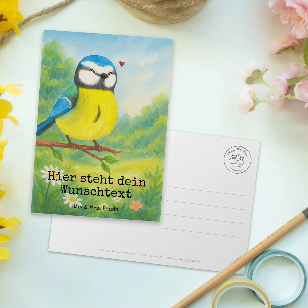 Personalizowana kartka pocztowa ptak modraszek Design Grußkarte mit Namen, Postkarte bedrucken, Postkarte mit Wunschtext, Postkarte mit Namen, Einladung mit Wunschtext, Geschenkkarte mit Wunschtext, Einladung mit Namen, Karte mit Namen, Karte mit Wunschtext, Grußkarte mit Wunschtext, Ansichtskarte mit Wunschtext, Postkarte personalisierbar, Geschenkkarte mit Namen, Ansichtskarte mit Namen, Ostern, Osterhase, Ostergeschenke, Osternest, Osterdeko, Geschenke zu Ostern, Ostern Geschenk, Ostergeschenke Kinder, Ostern Kinder, Blaumeise, Frühling, Frühlingsgefühle, Ostergrüße, Osterzeit, Vogel, liebe Grüße