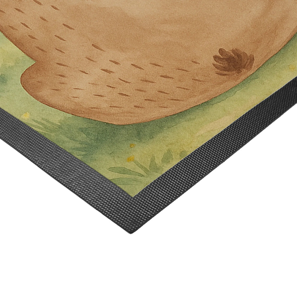 Personalisierte Fußmatte Bär Schulterblick Design Personalisierte Fußmatte, Fußmatte mit Namen, Personalisiert, Türvorleger mit Namen, Bedrucken, Haustürmatte personalisiert, Personalisieruung, Türvorleger personalisiert, Fußmatte bedrucken, Namensfussmatte, Wunschnamen, Bär, Teddy, Teddybär, Motivation, Selbstachtung, Weltansicht, Weisheit, Bären, Bärenliebe