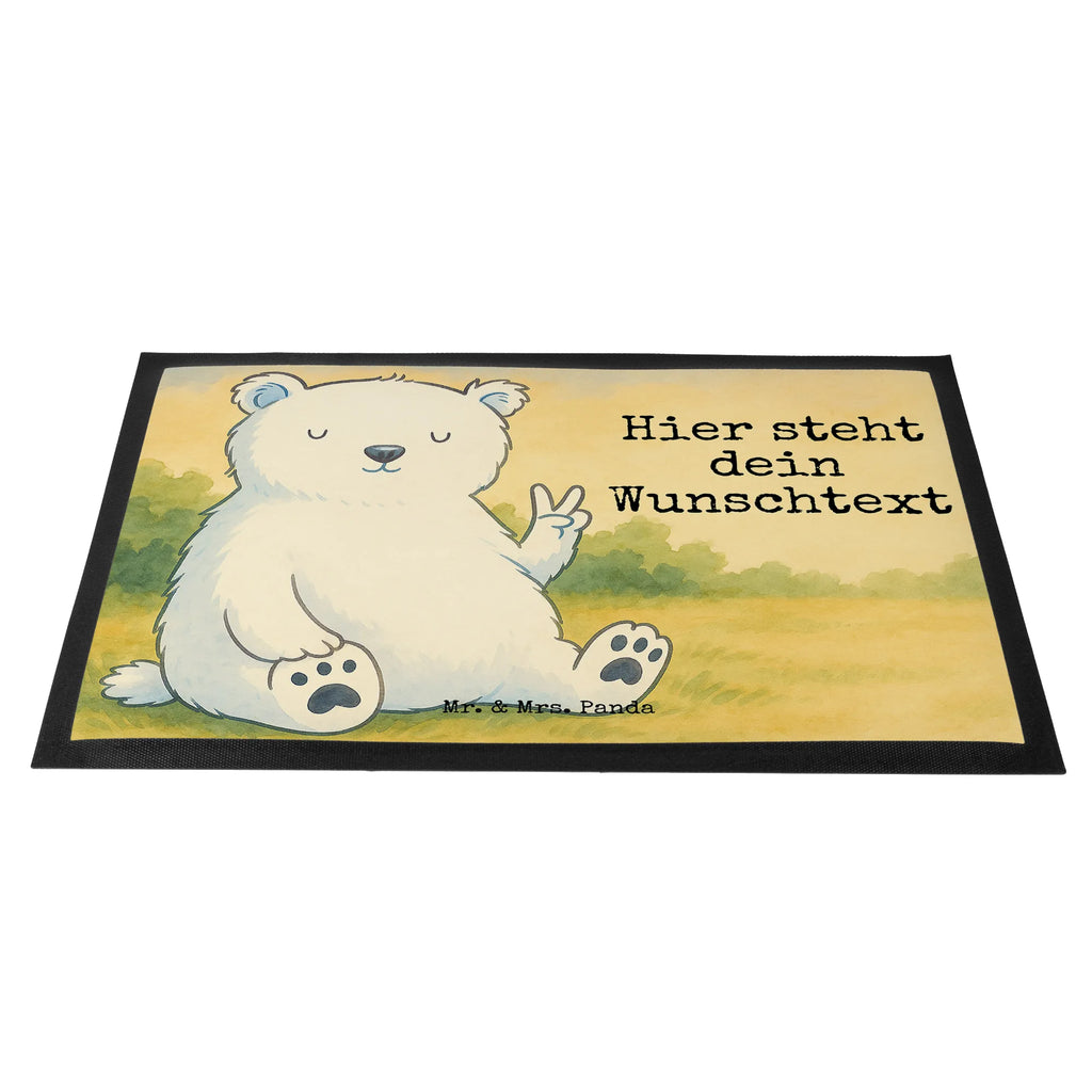 Spersonalizowana wycieraczka Niedźwiedź polarny leniwy Design Türvorleger mit Namen, Personalisierte Fußmatte, Personalisieruung, Türvorleger personalisiert, Fußmatte bedrucken, Personalisiert, Bedrucken, Wunschnamen, Haustürmatte personalisiert, Namensfussmatte, Fußmatte mit Namen, Bär, Teddy, Teddybär, Relaxen, Eisbär, Nordpol, Arbeit, Faul, Homeoffice, Arbeitsplatz, Entspannen, Büro, Bürojob