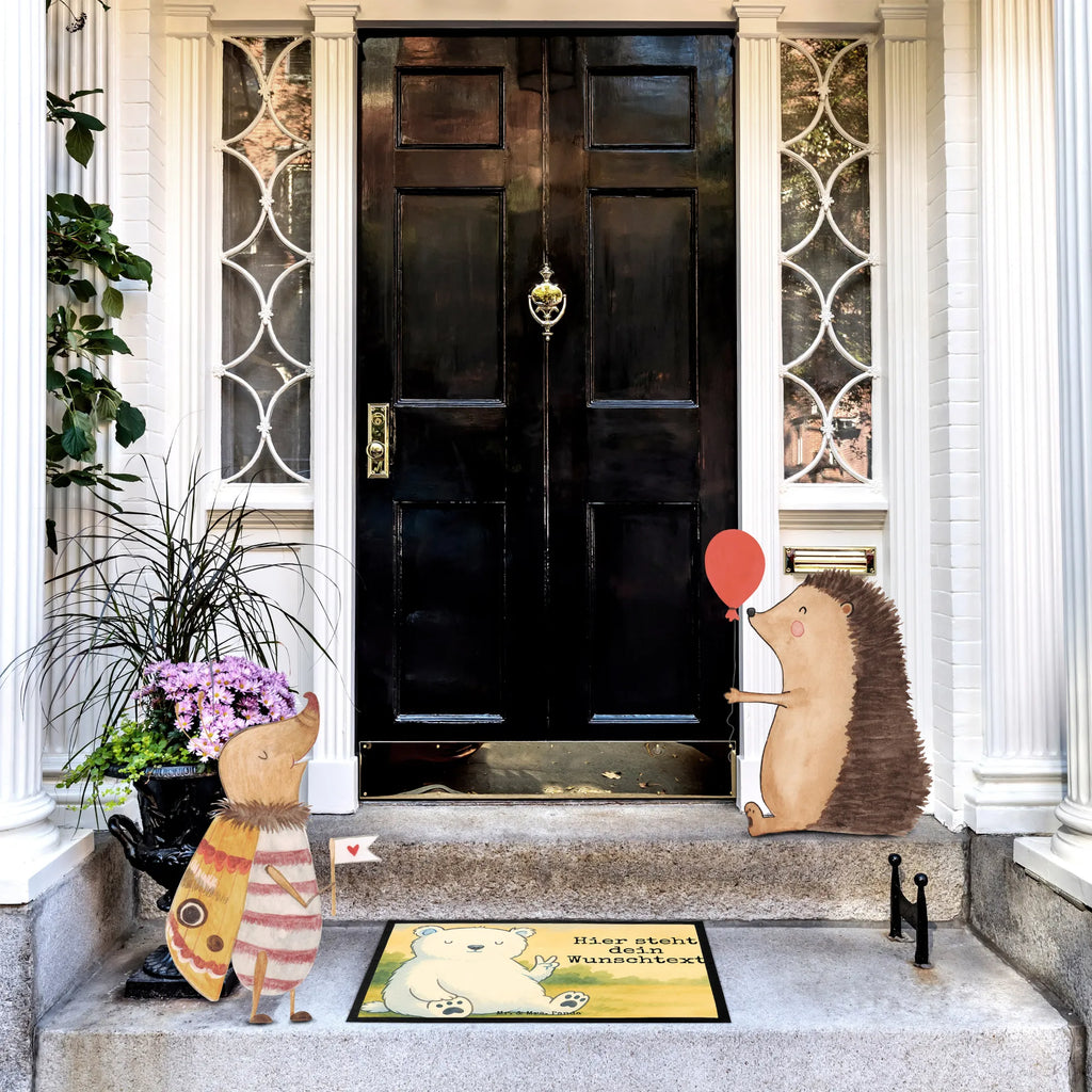 Spersonalizowana wycieraczka Niedźwiedź polarny leniwy Design Türvorleger mit Namen, Personalisierte Fußmatte, Personalisieruung, Türvorleger personalisiert, Fußmatte bedrucken, Personalisiert, Bedrucken, Wunschnamen, Haustürmatte personalisiert, Namensfussmatte, Fußmatte mit Namen, Bär, Teddy, Teddybär, Relaxen, Eisbär, Nordpol, Arbeit, Faul, Homeoffice, Arbeitsplatz, Entspannen, Büro, Bürojob