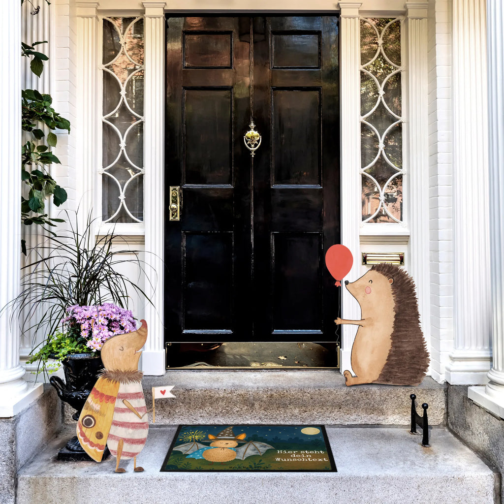 Personalized doormat bat wizard Design Fußmatte bedrucken, Haustürmatte personalisiert, Fußmatte mit Namen, Namensfussmatte, Wunschnamen, Türvorleger personalisiert, Personalisierte Fußmatte, Türvorleger mit Namen, Personalisiert, Bedrucken, Personalisieruung, Tiermotive, Gute Laune, lustige Sprüche, Tiere, Frauen, Fledermaus, Magier, Zauberer, reinsteigern, Fledermäuse