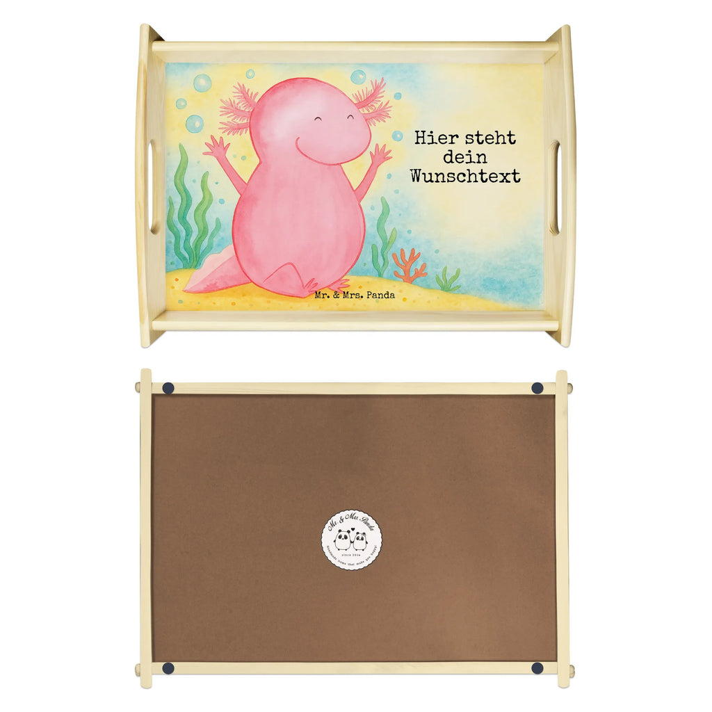 Personalisiertes Serviertablett Axolotl Hurra Design Personalisiertes Küchentablett, Personalisiertes Dekotablett, Tablett mit Namen, Personalisiertes Tablett, Serviertablett mit Namen, Personalisiertes Frühstückstablett, Personalisiertes Holztablett, Personalisiertes Serviertablett, Axolotl, Molch, Spaß, fröhlich, Axolot, Lurche, Zufriedenheit, Schwanzlurch, Motivation, Freude, Lurch