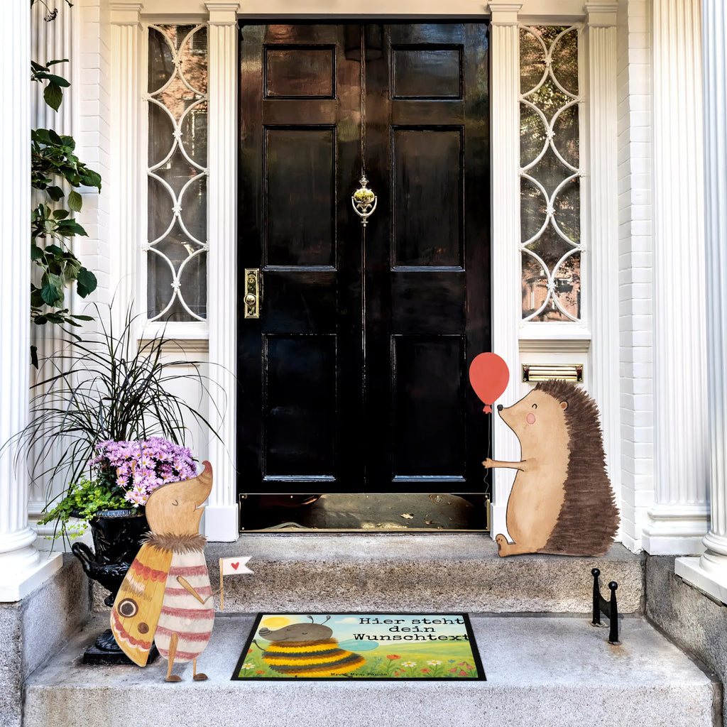 Personalized doormat bumblebee fluffy Design Personalisierte Fußmatte, Fußmatte mit Namen, Personalisieruung, Personalisiert, Fußmatte bedrucken, Türvorleger mit Namen, Haustürmatte personalisiert, Namensfussmatte, Wunschnamen, Bedrucken, Türvorleger personalisiert, Tiermotive, Gute Laune, lustige Sprüche, Tiere, Hummel, Flauschig, Biene, Blume, Natur