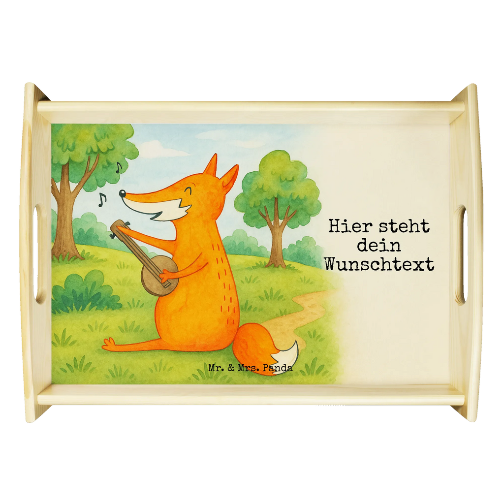 Personalised serving tray Fox guitar Design Serviertablett mit Namen, Personalisiertes Tablett, Personalisiertes Serviertablett, Personalisiertes Frühstückstablett, Personalisiertes Küchentablett, Personalisiertes Holztablett, Personalisiertes Dekotablett, Tablett mit Namen, Fuchs, Füchse, Sängerin, Gitarre, Geschenk Musiker, Musikerin, Musik Spruch, Sänger