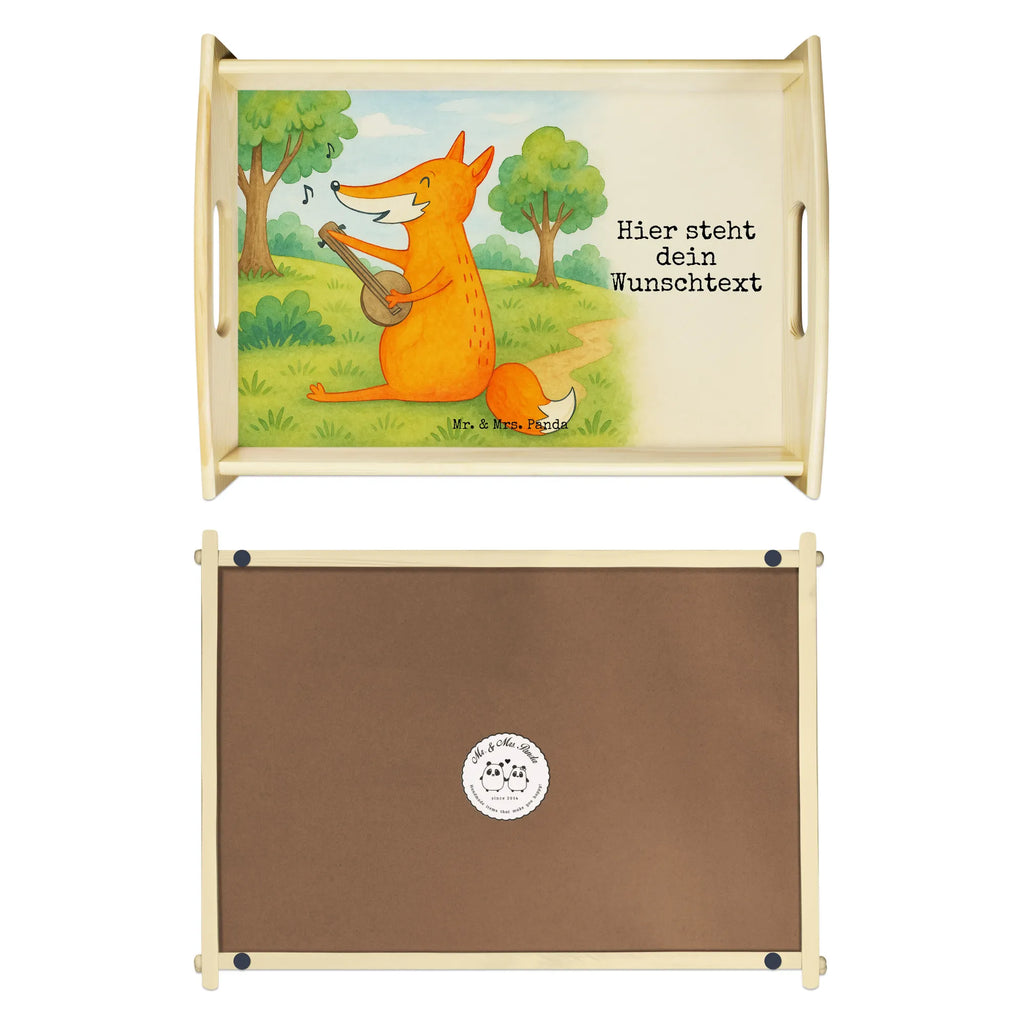 Personalised serving tray Fox guitar Design Serviertablett mit Namen, Personalisiertes Tablett, Personalisiertes Serviertablett, Personalisiertes Frühstückstablett, Personalisiertes Küchentablett, Personalisiertes Holztablett, Personalisiertes Dekotablett, Tablett mit Namen, Fuchs, Füchse, Sängerin, Gitarre, Geschenk Musiker, Musikerin, Musik Spruch, Sänger