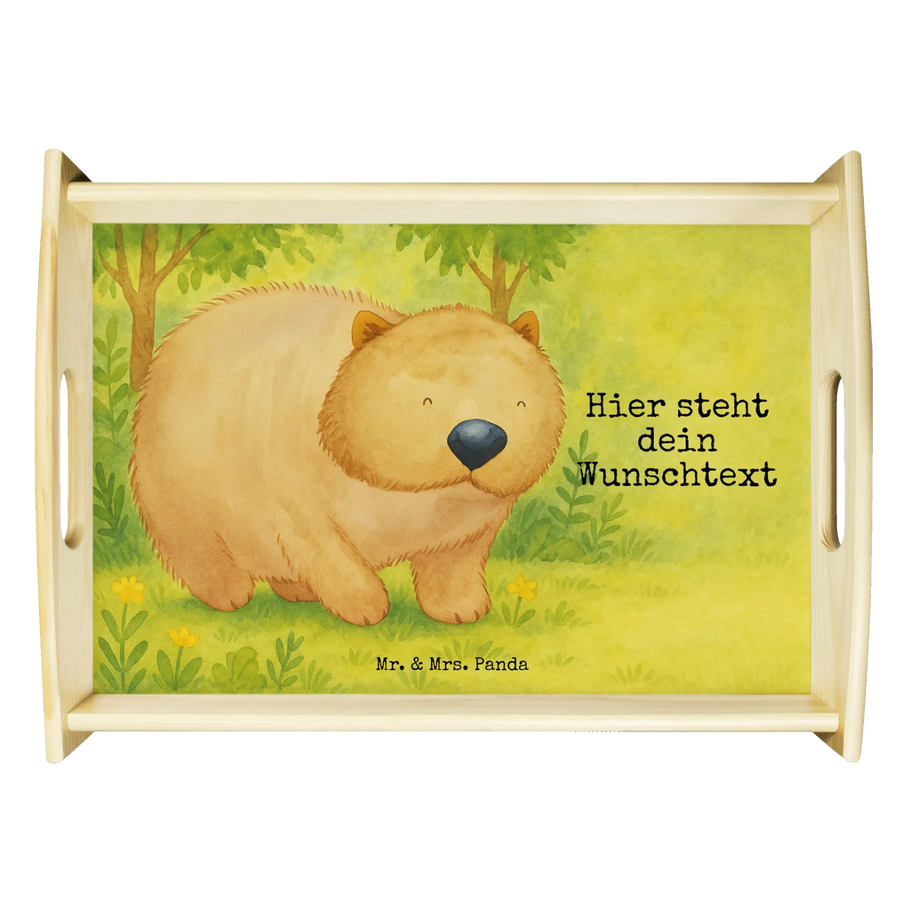 Personalised serving tray Wombat Design Personalisiertes Tablett, Personalisiertes Dekotablett, Personalisiertes Küchentablett, Personalisiertes Frühstückstablett, Personalisiertes Holztablett, Serviertablett mit Namen, Tablett mit Namen, Personalisiertes Serviertablett, Tiermotive, Gute Laune, lustige Sprüche, Tiere, Motivation, Spruch, Das Leben ist schön, Australien, Wombat