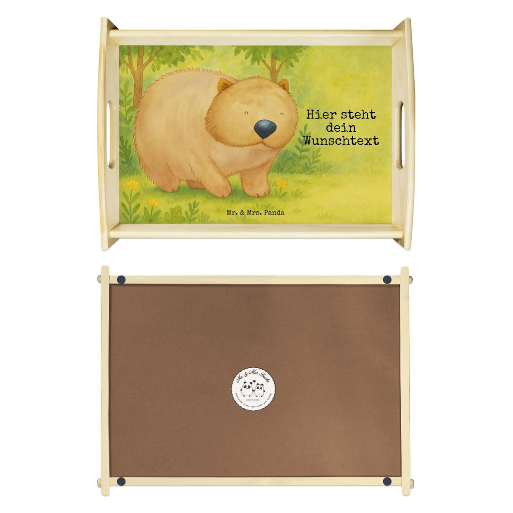 Personalised serving tray Wombat Design Personalisiertes Tablett, Personalisiertes Dekotablett, Personalisiertes Küchentablett, Personalisiertes Frühstückstablett, Personalisiertes Holztablett, Serviertablett mit Namen, Tablett mit Namen, Personalisiertes Serviertablett, Tiermotive, Gute Laune, lustige Sprüche, Tiere, Motivation, Spruch, Das Leben ist schön, Australien, Wombat
