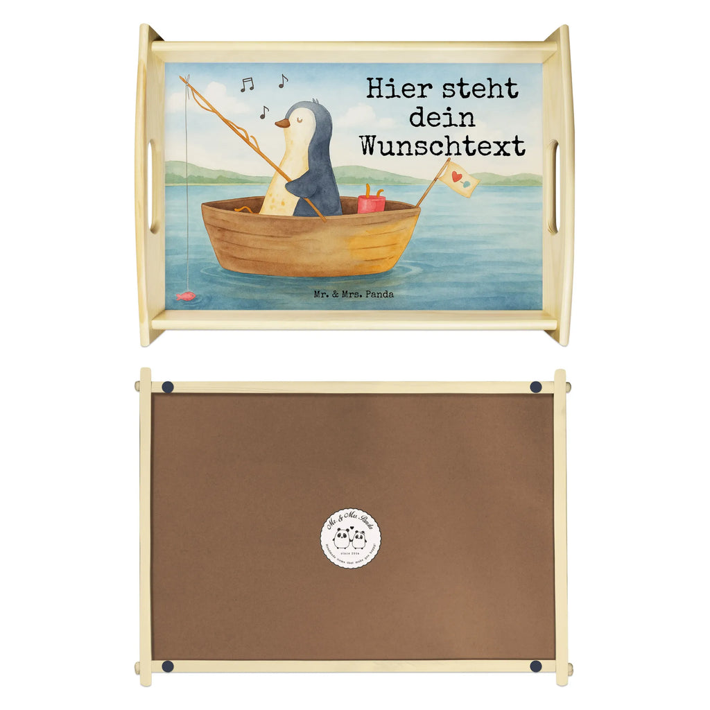 Personalised serving tray Penguin fishing boat Design Personalisiertes Holztablett, Tablett mit Namen, Serviertablett mit Namen, Personalisiertes Dekotablett, Personalisiertes Frühstückstablett, Personalisiertes Küchentablett, Personalisiertes Serviertablett, Personalisiertes Tablett, Pinguin, Angelboot, Leben, Neuanfang, Lebenslust, Boot, Geschenkidee Liebeskummer, Scheidung, Trennung, Neustart, Motivation, genießen, Pinguine, Angeln