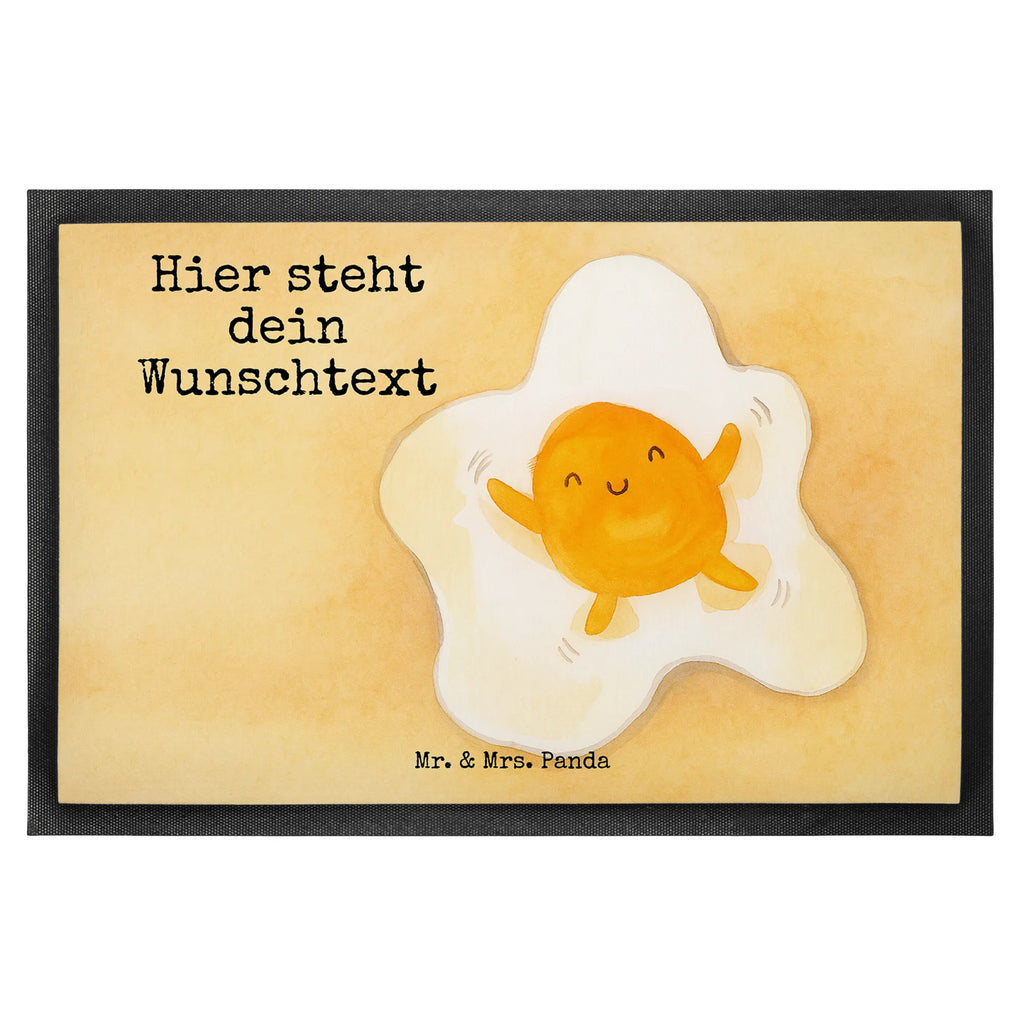 Personalisierte Fußmatte Spiegelei Ei Design Namensfussmatte, Fußmatte bedrucken, Wunschnamen, Personalisierte Fußmatte, Türvorleger mit Namen, Türvorleger personalisiert, Fußmatte mit Namen, Haustürmatte personalisiert, Personalisiert, Bedrucken, Personalisieruung, Tiermotive, Gute Laune, lustige Sprüche, Tiere, Tag, Ei, Glücklich, Liebe, Spiegelei, Schön