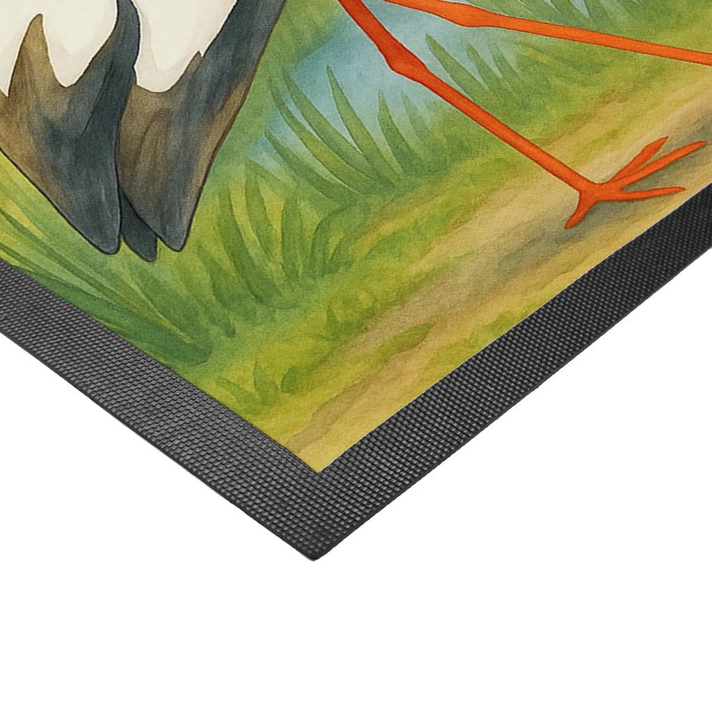 Spersonalizowana wycieraczka Bocian Design Personalisiert, Fußmatte bedrucken, Haustürmatte personalisiert, Namensfussmatte, Fußmatte mit Namen, Personalisierte Fußmatte, Personalisieruung, Türvorleger personalisiert, Wunschnamen, Türvorleger mit Namen, Bedrucken, Tiermotive, Gute Laune, lustige Sprüche, Tiere, Schwangerschaft, Geburt, Mütter, Mutter werden, Storch, Störche, Baby, Schwanger, Mutter, Babybauch