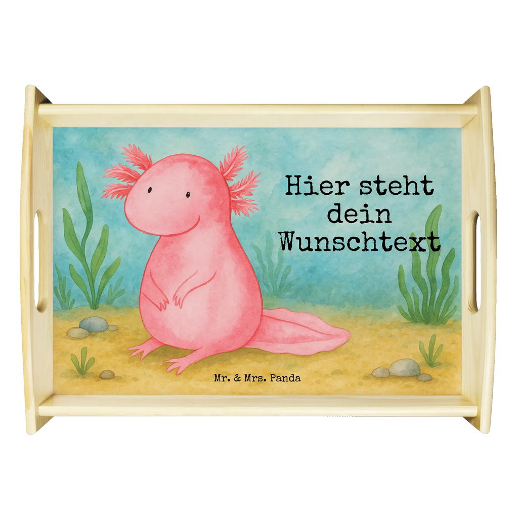 Personalised serving tray axolotl zero Design Serviertablett mit Namen, Personalisiertes Serviertablett, Personalisiertes Küchentablett, Personalisiertes Tablett, Personalisiertes Dekotablett, Personalisiertes Frühstückstablett, Tablett mit Namen, Personalisiertes Holztablett, Axolotl, Molch, Liebe, zufrieden, Axolot, Weisheit, vergnügt, Lebensstil, Lebensweisheit, Freundin, fröhlich