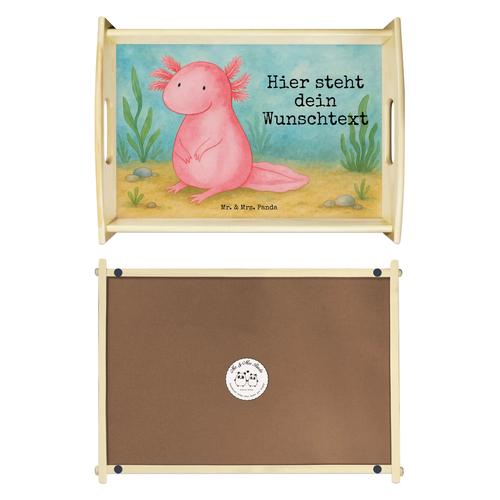 Personalised serving tray axolotl zero Design Serviertablett mit Namen, Personalisiertes Serviertablett, Personalisiertes Küchentablett, Personalisiertes Tablett, Personalisiertes Dekotablett, Personalisiertes Frühstückstablett, Tablett mit Namen, Personalisiertes Holztablett, Axolotl, Molch, Liebe, zufrieden, Axolot, Weisheit, vergnügt, Lebensstil, Lebensweisheit, Freundin, fröhlich