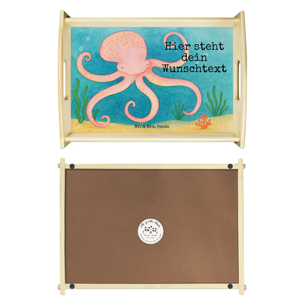Personalised serving tray Squid Design Tablett mit Namen, Personalisiertes Tablett, Personalisiertes Serviertablett, Personalisiertes Küchentablett, Personalisiertes Frühstückstablett, Personalisiertes Holztablett, Serviertablett mit Namen, Personalisiertes Dekotablett, Tiermotive, Gute Laune, lustige Sprüche, Tiere, Tintenfisch, Meer, Krake, Ozean, Meerestier, Wasser, Arme