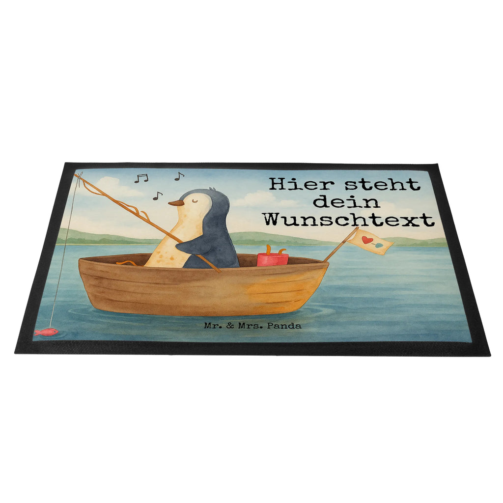Personalized doormat Penguin fishing boat Design Personalisiert, Türvorleger mit Namen, Fußmatte bedrucken, Personalisierte Fußmatte, Namensfussmatte, Haustürmatte personalisiert, Bedrucken, Fußmatte mit Namen, Türvorleger personalisiert, Personalisieruung, Wunschnamen, Pinguin, Lebenslust, Leben, Angeln, genießen, Neuanfang, Motivation, Geschenkidee Liebeskummer, Neustart, Angelboot, Pinguine, Scheidung, Boot, Trennung