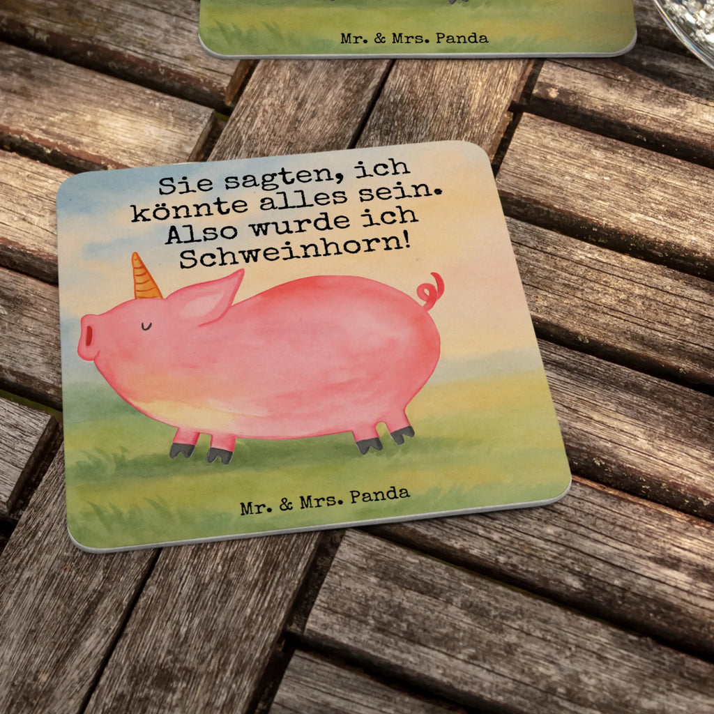 Bierdeckel Einhorn Schwein Design Bierdeckel, Gastgeschenk Hochzeit, Tischdeko, Einhorn, Einhörner, Einhorn Deko, Unicorn, Party, Spaß, Schwein, Schweinhorn, Bauer, witzig. lustig, Spruch, geschenk, Pig, Piggy, funny, english, englisch