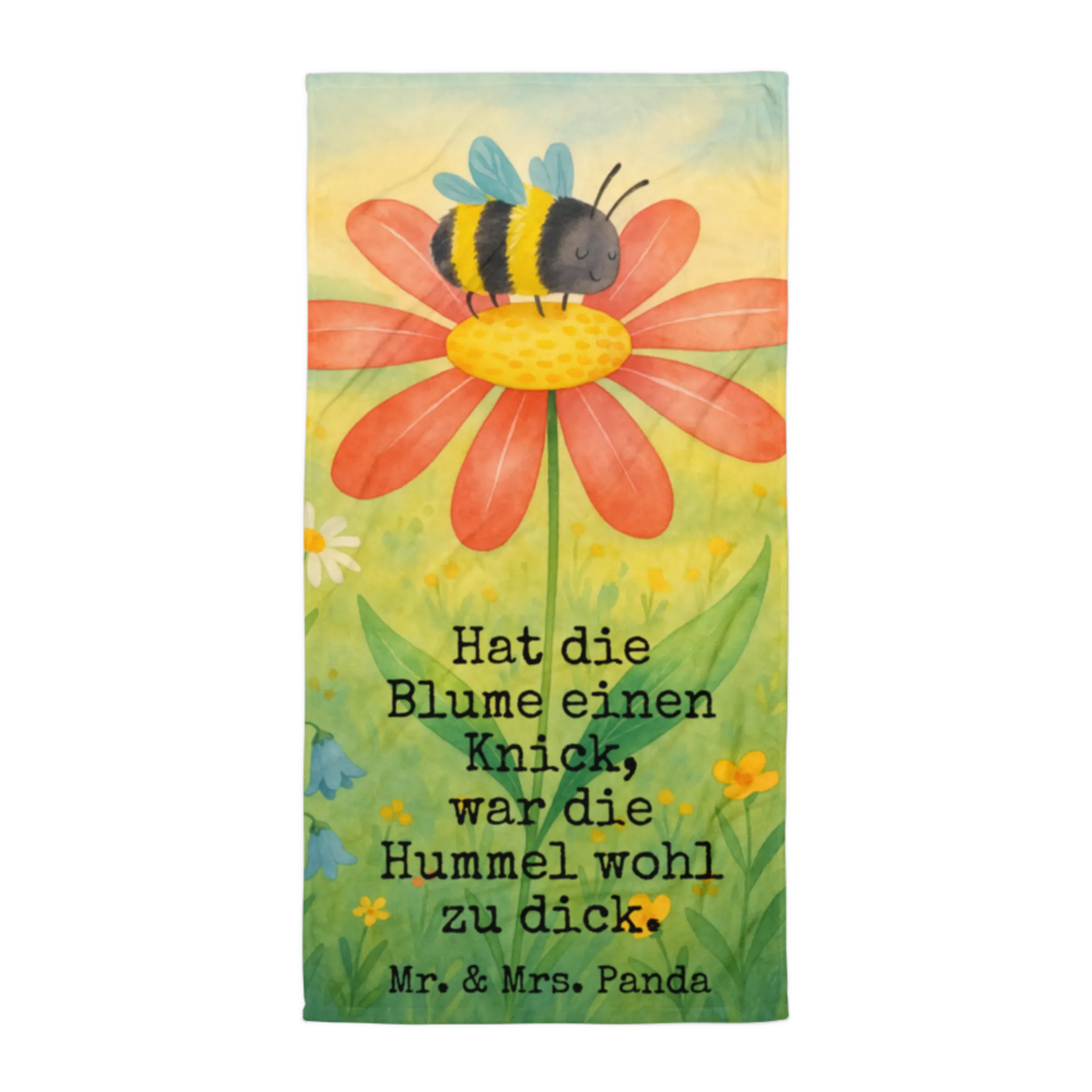 XL bath towel bumblebee flower Design card, gift ideas, gifts, small animals, cute, cute animal motives, hand drawn, funny sayings, good mood, special gifts, animal lover, wasp, field, bumblebees, fluffy, bumble bee, flower, nature