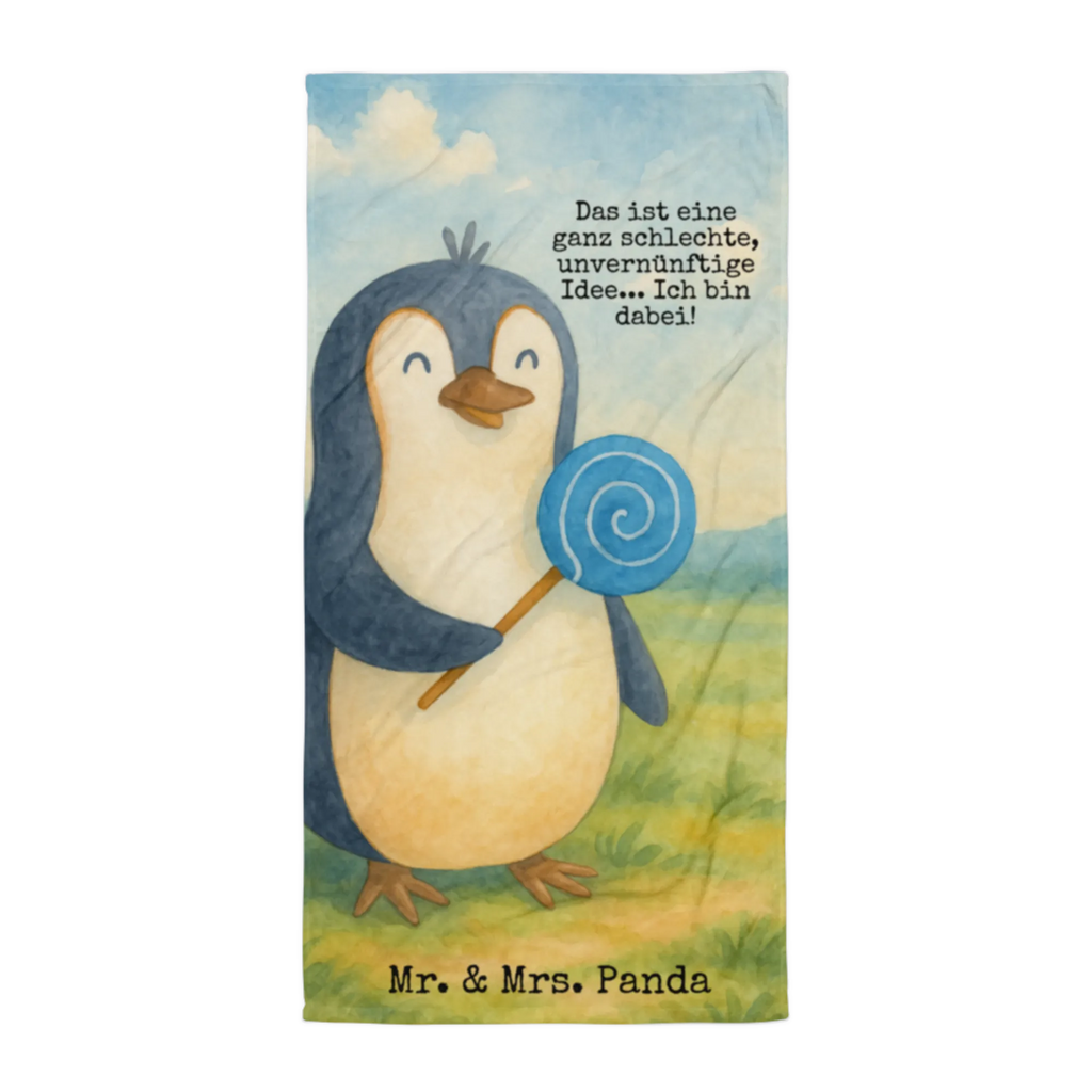 XL bath towel Penguin lollipop Design Handtuch, Badetuch, Duschtuch, Strandtuch, Saunatuch, Pinguin, Pinguine, Lolli, Süßigkeiten, Blödsinn, Spruch, Rebell, Gauner, Ganove, Rabauke