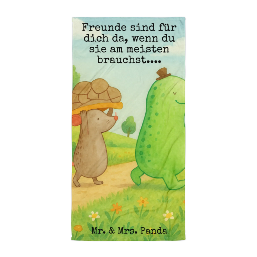 XL Badehandtuch Schildkröte Maus Design Handtuch, Badetuch, Duschtuch, Strandtuch, Saunatuch, Schildkröte, Maus, Freunde, Freundinnen, beste Freunde, beste Freundinnen
