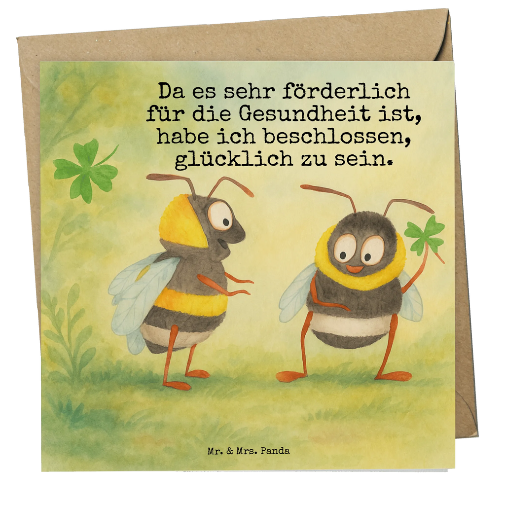 Deluxe Card bumblebees shamrock Design Karte, Grußkarte, Klappkarte, Einladungskarte, Glückwunschkarte, Hochzeitskarte, Geburtstagskarte, Hochwertige Grußkarte, Hochwertige Klappkarte, Tiermotive, Gute Laune, lustige Sprüche, Tiere, Hummel, Biene, Spruch positiv, Biene Deko, Spruch schön, glücklich sein, glücklich werden, Spruch fröhlich