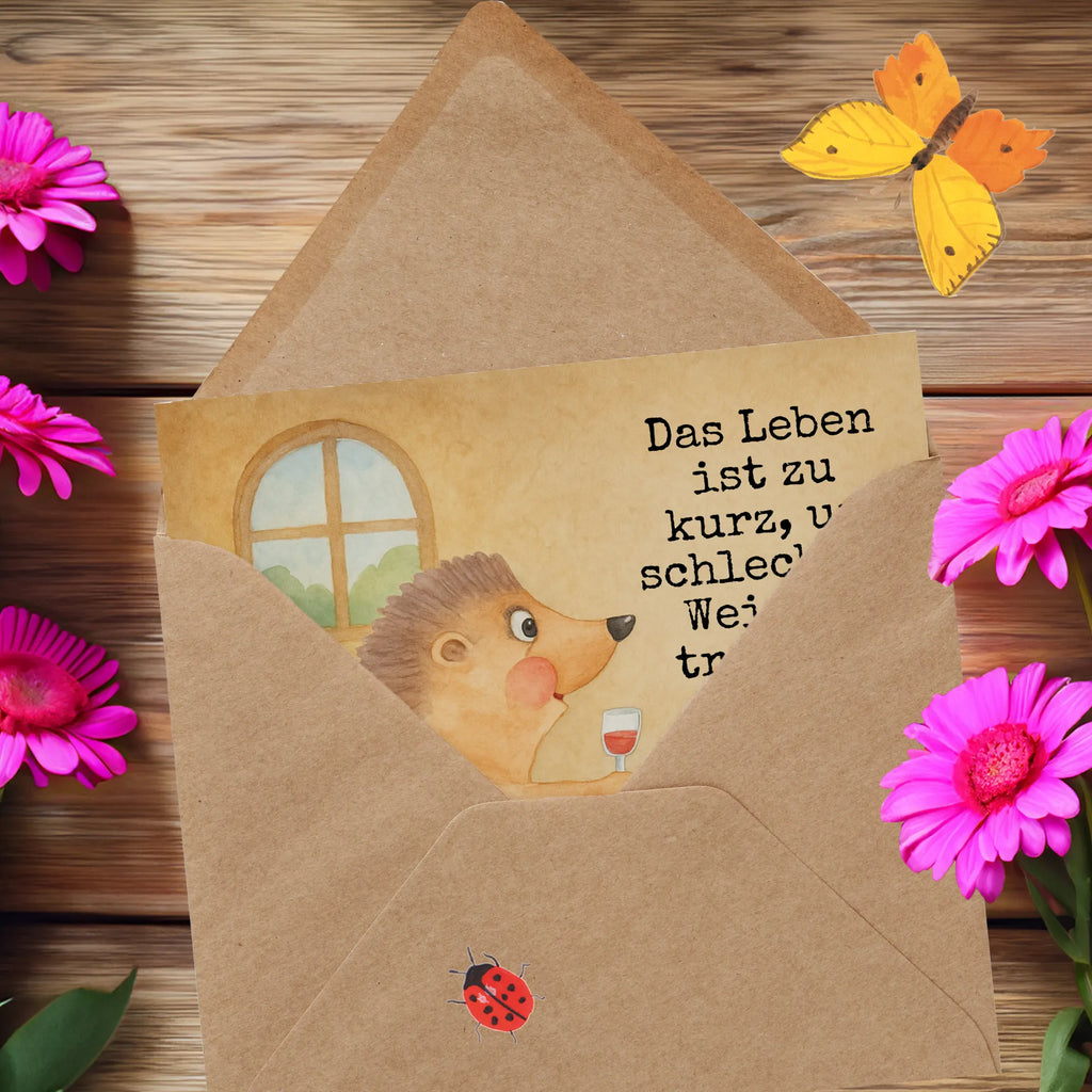 Deluxe Karte Igel Wein Design Karte, Grußkarte, Klappkarte, Einladungskarte, Glückwunschkarte, Hochzeitskarte, Geburtstagskarte, Hochwertige Grußkarte, Hochwertige Klappkarte, Tiermotive, Gute Laune, lustige Sprüche, Tiere, Wein Spruch, Igel, Geschenk Weintrinker, Geschenk Weinliebhaber, Wein Deko, Weinglas, Rotwein, Weißwein, Wein trinken