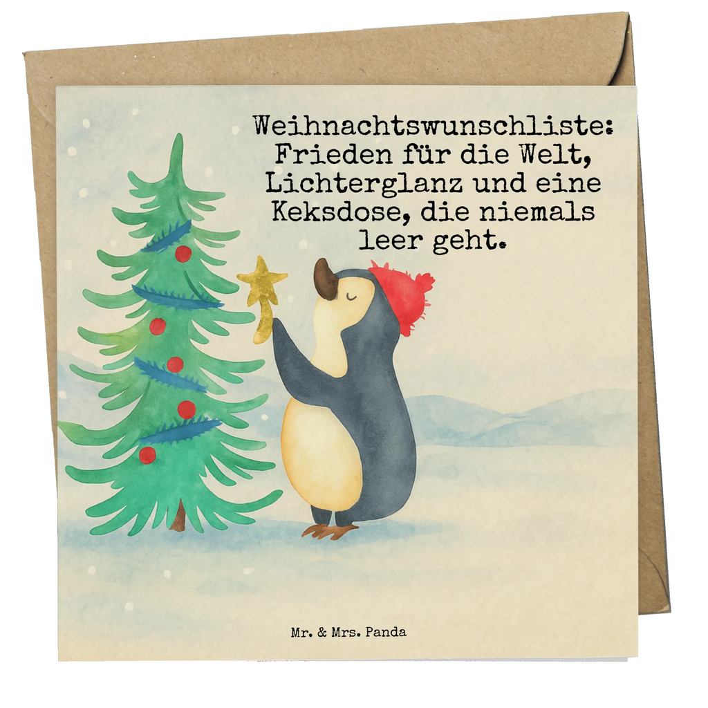 Deluxe Karte Pinguin Weihnachtsbaum Design Karte, Grußkarte, Klappkarte, Einladungskarte, Glückwunschkarte, Hochzeitskarte, Geburtstagskarte, Hochwertige Grußkarte, Hochwertige Klappkarte, Winter, Weihnachten, Weihnachtsdeko, Nikolaus, Advent, Heiligabend, Wintermotiv, Pinguin