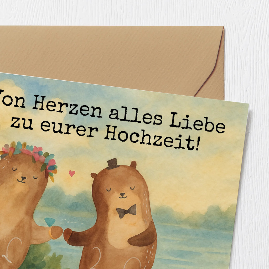 Deluxe Karte Hochzeit Otter Design Karte, Grußkarte, Klappkarte, Einladungskarte, Glückwunschkarte, Hochzeitskarte, Geburtstagskarte, Hochwertige Grußkarte, Hochwertige Klappkarte, Hochzeit, Hochzeitsgeschenk, Ehe, Hochzeitsfeier, Trauung, Trauungsgeschenk, Verlobungsfeier, Verlobungsgeschenk, Hochzeitsgeschenkideen, Hochzeitsgeschenke für Brautpaar, Hochzeitstag, Geschenk zur Hochzeit