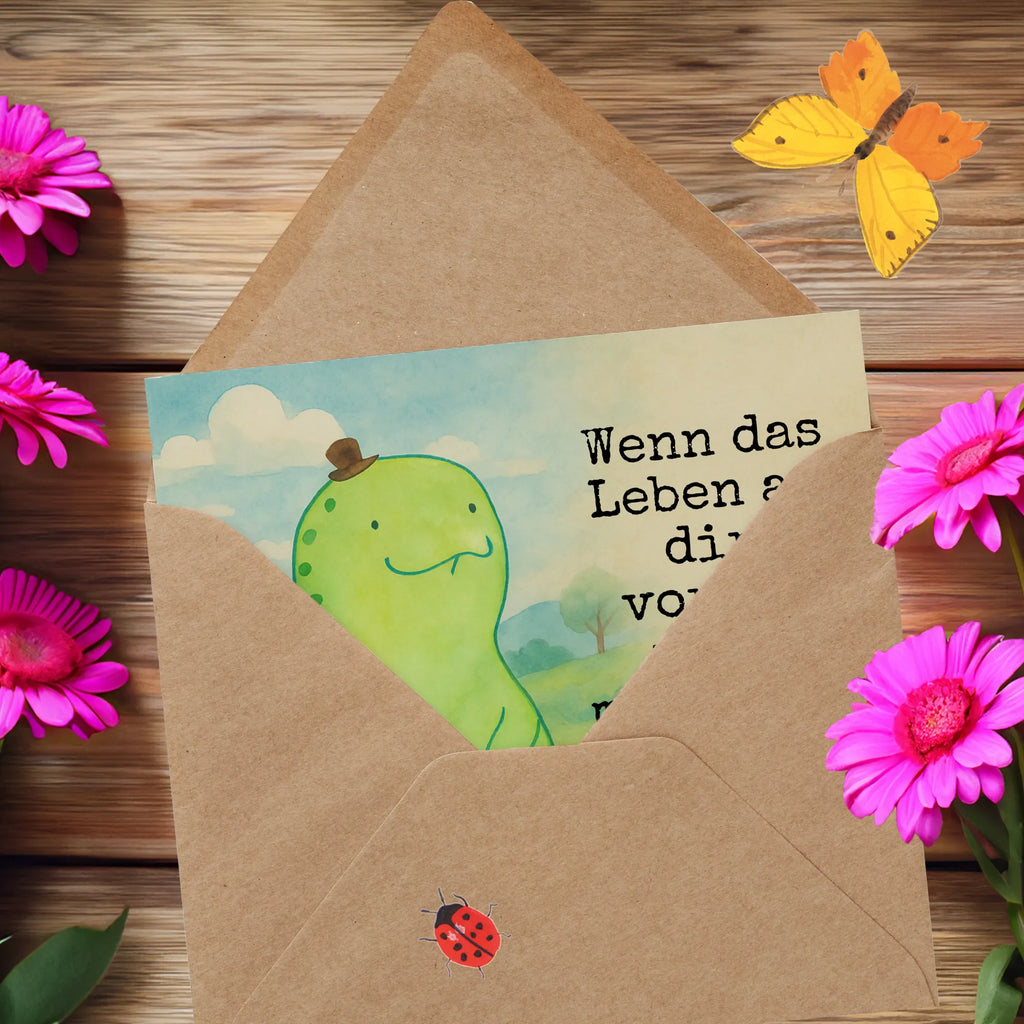 Deluxe Card tortoise Break Design Glückwunschkarte, Klappkarte, Hochwertige Klappkarte, Karte, Grußkarte, Einladungskarte, Hochwertige Grußkarte, Geburtstagskarte, Hochzeitskarte, Schildkröte, Achtsamkeit, achtsam, Entschleunigen