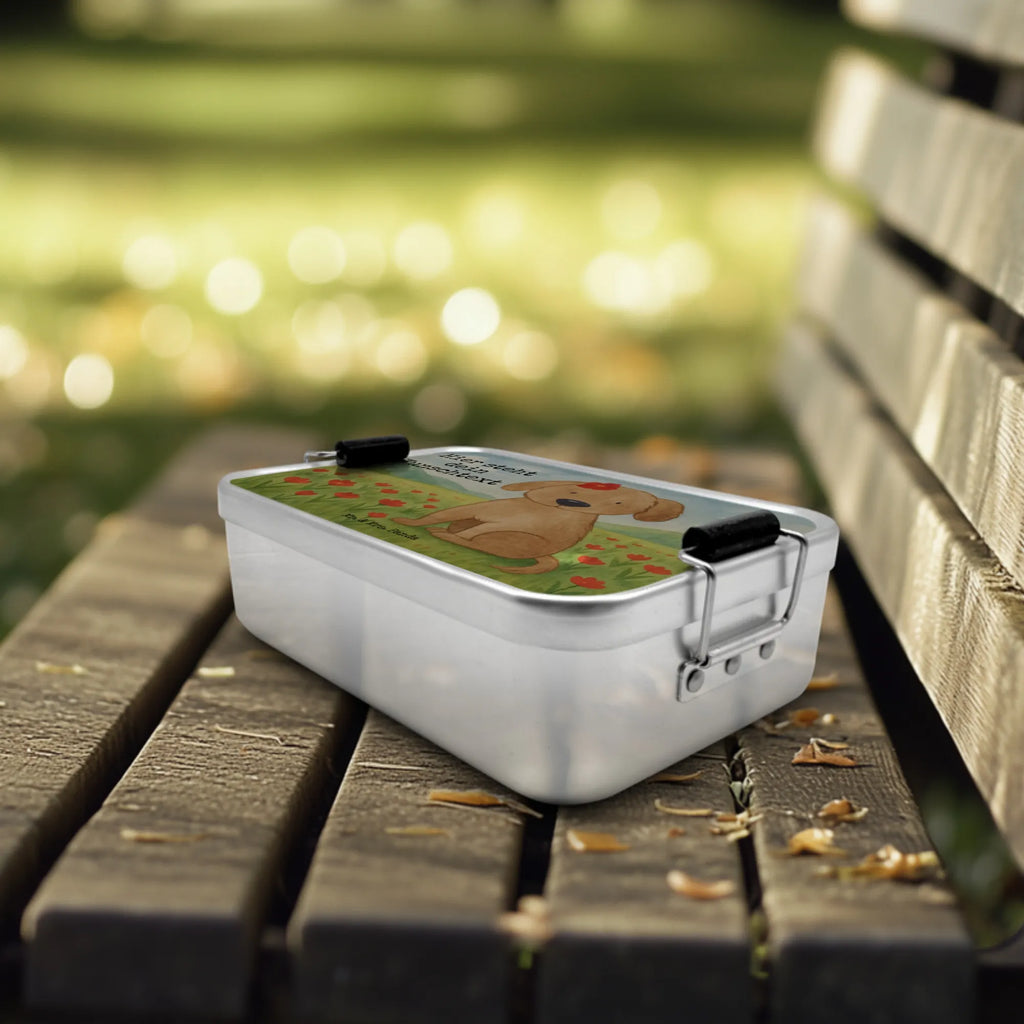 Personalisierte Metall Brotdose Hund Dame Design Brotdose mit Namen, Uni, Brotbox, Schule, Geschenk mit Namen, Kindergarten, Brotdose, Brotbox mit Namen, Hund, Hundemotiv, Haustier, Hunderasse, Tierliebhaber, Hundebesitzer, Sprüche, Hundeliebe, Hunde, Frauchen, Hundeglück, Liebe