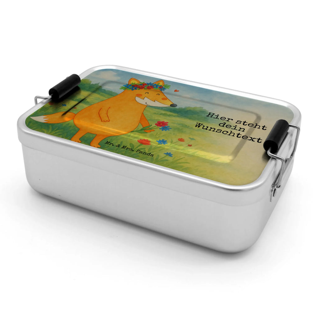 Personalized Metal Lunch Box Fox Flower Design Kindergarten, Schule, Brotbox mit Namen, Brotdose, Geschenk mit Namen, Brotdose mit Namen, Brotbox, Uni, Fuchs, Blumenmädchen, Motivation, Liebe, ich, Blume, mich, Freude, Freundinnen, Liebesbeweis, Freundin, Füchse, Selbstliebe, Blumen, Fuchsmädchen, Fox