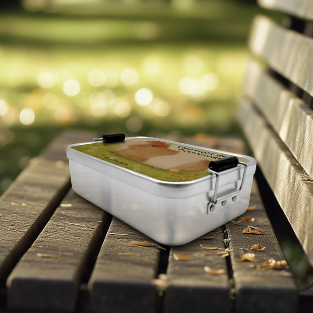 Personalisierte Metall Brotdose Meerschweinchen Weisheit Design Brotbox mit Namen, Brotdose mit Namen, Brotbox, Kindergarten, Geschenk mit Namen, Brotdose, Schule, Uni, Tiermotive, Gute Laune, lustige Sprüche, Tiere, Wunder, Realität, Meerie, Spruch, Meeries, Wunderland, Blumenkind, Meerschweinchen, Weisheit, Motivation