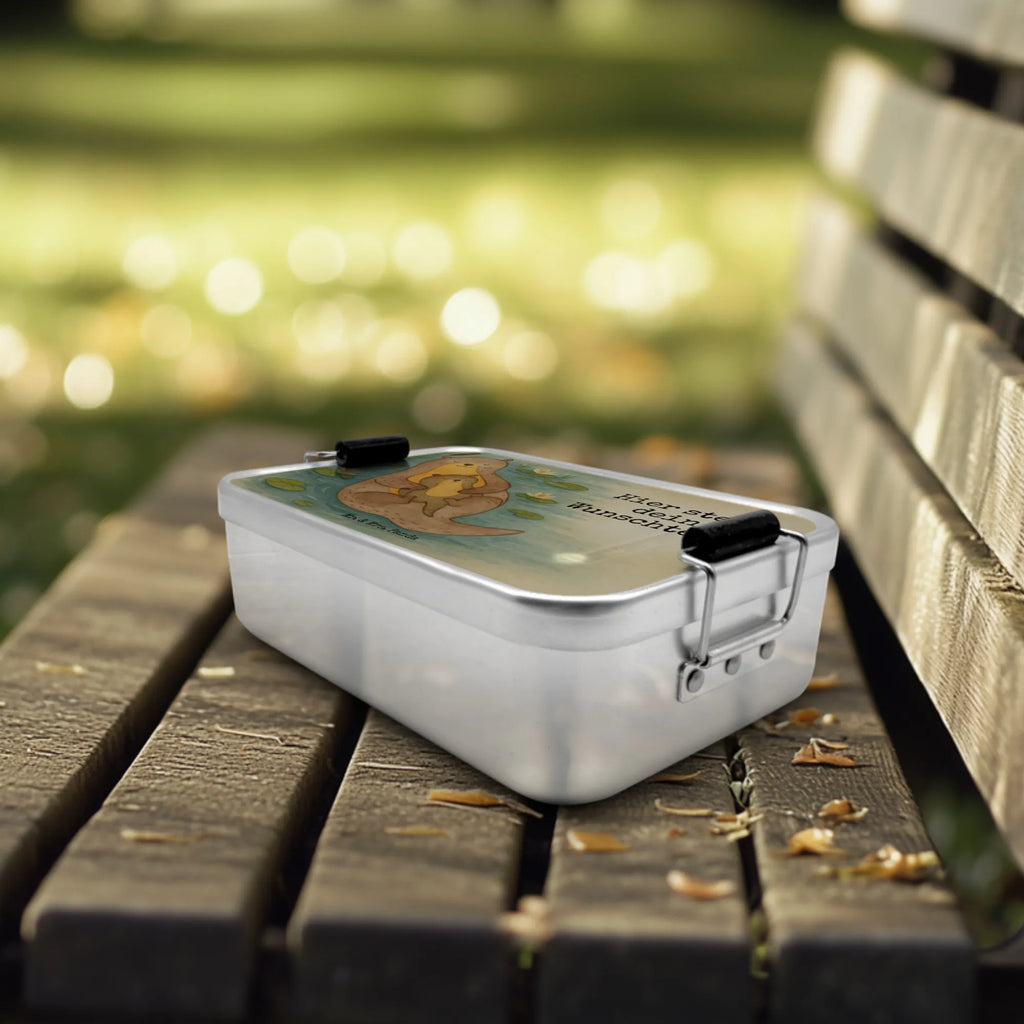 Personalized Metal Lunch Box otter child Design Schule, Brotbox, Geschenk mit Namen, Brotbox mit Namen, Brotdose, Kindergarten, Brotdose mit Namen, Uni, Otter, Fischotter, Seeotter, Otter Seeotter See Otter