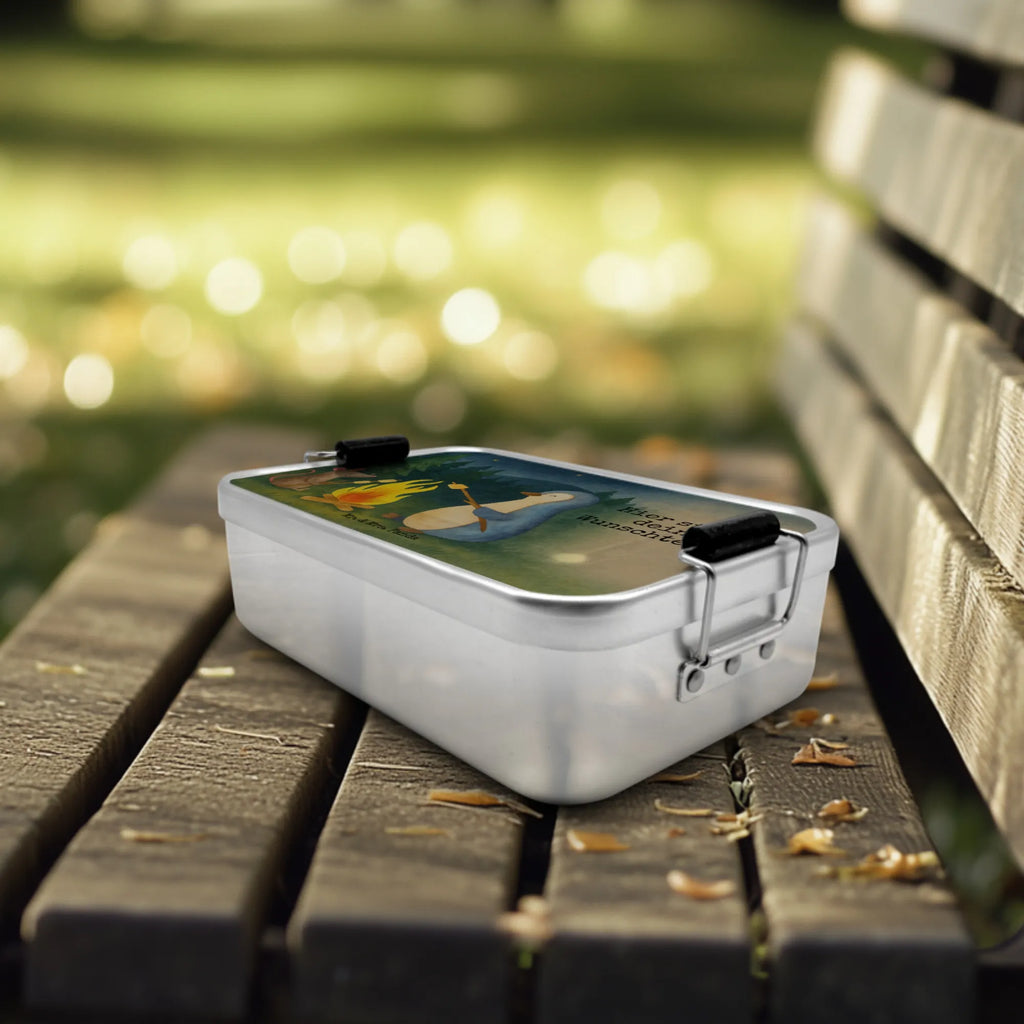 Personalisierte Metall Brotdose Pinguin Lagerfeuer Design Uni, Geschenk mit Namen, Brotdose mit Namen, Brotbox, Brotdose, Kindergarten, Schule, Brotbox mit Namen, Pinguin, Marshmallows, Motivation, Neustart, Maus, Job, Arbeit, Lebensspruch, Lagerfeuer, Feuer, Lebensmotivation, Büro, Leben, Pinguine, grillen, Liebe, Büroalltag