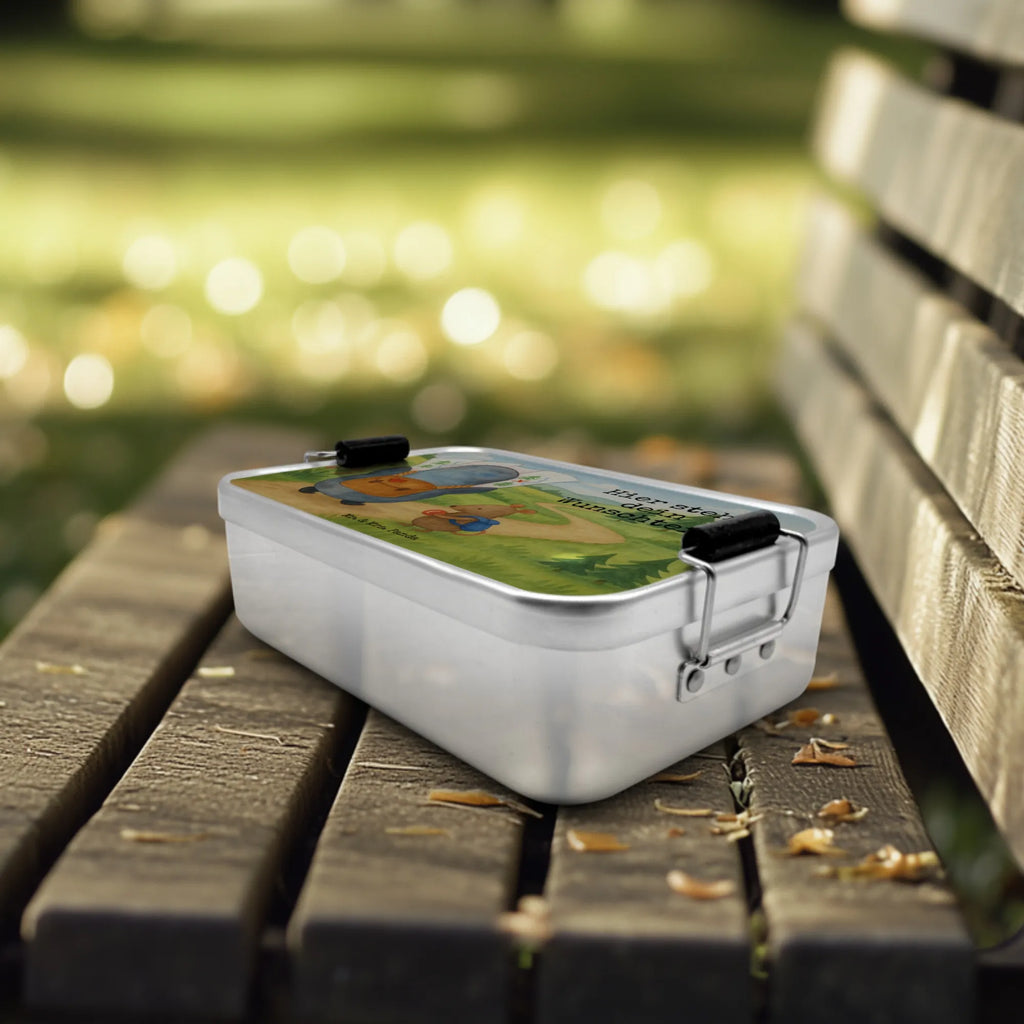 Personalized Metal Lunch Box Penguin & Mouse Hiker Design Kindergarten, Uni, Brotbox, Brotdose, Schule, Brotdose mit Namen, Geschenk mit Namen, Brotbox mit Namen, Pinguin, Wanderlust, wandern, Pinguine, Ausflug, Abenteurer, Abenteuer, Roadtrip