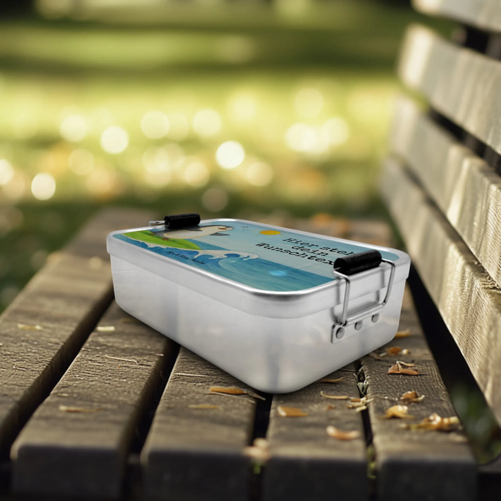 Personalized Metal Lunch Box Penguin surfer Design Brotdose mit Namen, Brotbox, Geschenk mit Namen, Uni, Kindergarten, Brotbox mit Namen, Brotdose, Schule, Pinguin, Surfer, Pinguine, Hawaii, surfen, Wellen reiten, Portugal, Urlaub, Wellen