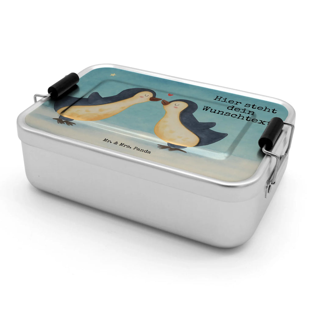 Personalisierte Metall Brotdose Pinguin Liebe Design Uni, Brotdose, Schule, Geschenk mit Namen, Brotbox mit Namen, Kindergarten, Brotbox, Brotdose mit Namen, Liebe, Partner, Freund, Freundin, Ehemann, Ehefrau, Heiraten, Verlobung, Heiratsantrag, Liebesgeschenk, Jahrestag, Hocheitstag, Liebesbeweis, Verlobte, Hochzeit, Pärchen. Liebespaar, Geschenkidee, Liebesspruch, Love, Pinguin, Pinguin Liebe, Verlobter, Hochzeitstag, Pinguinpaar, Geschenk Freundin, Pinguin Paar, Pinguine, Geschenk Freund, Geschenk Hochzeitstag, Paar, Gastgeschenk