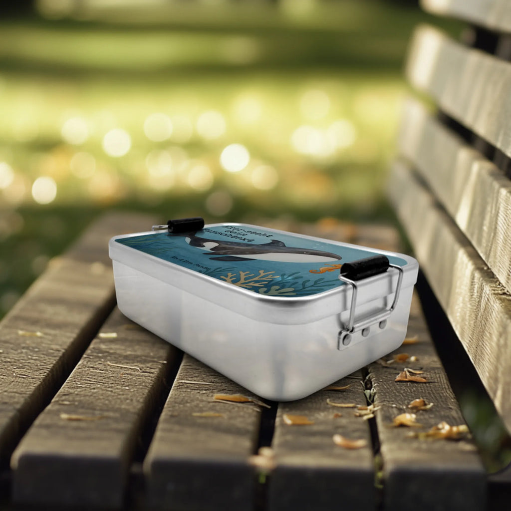 Personalisierte Metall Brotdose Orca Design Uni, Brotdose mit Namen, Brotbox, Brotbox mit Namen, Schule, Brotdose, Geschenk mit Namen, Kindergarten, Meerestiere, Meer, Urlaub, Startup, Killerwal, Arbeit, Neustart, Büro, Wal, Motivation, Orcas, Orca, Möglichkeiten, Selbstliebe