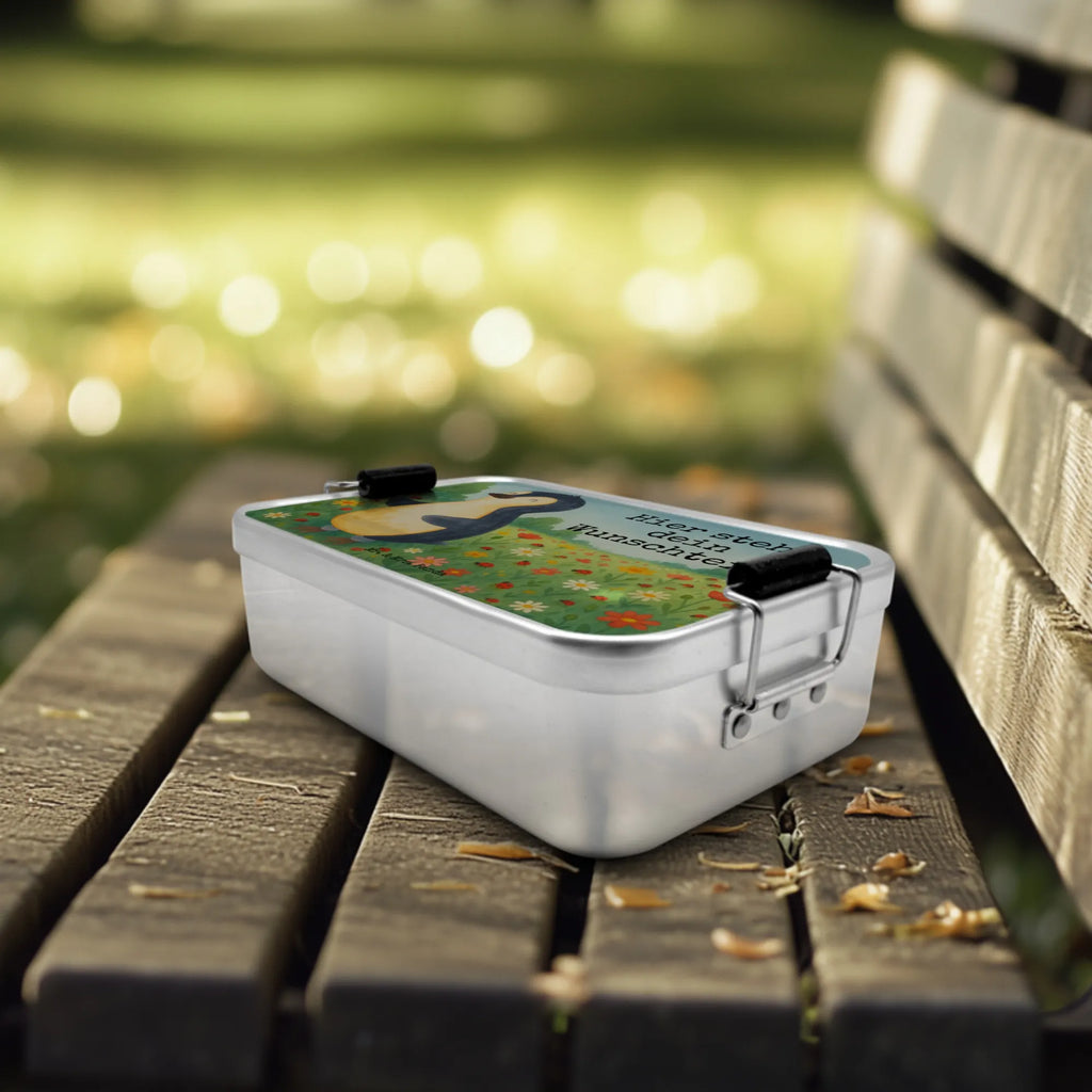 Personalisierte Metall Brotdose Pinguin Marienkäfer Design Brotbox mit Namen, Brotdose mit Namen, Uni, Schule, Brotdose, Kindergarten, Brotbox, Geschenk mit Namen, Pinguin, Wunder, Marienkäfer, Lebensfreude, Glück, Freude, Pinguine, Liebe