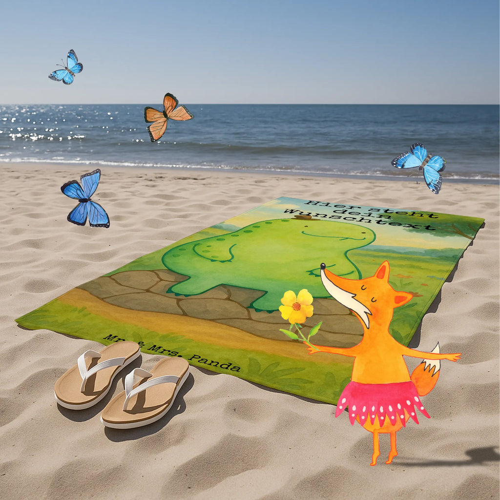 Personalized Bath Towel tortoise Break Design Duschtuch mit Namen, Badetuch mit Namen, Strandtuch mit Namen, Saunatuch mit Namen, Kinder Handtuch mit Namen, Personalisiertes Handtuch, Personalisiertes Badetuch, Schildkröte, Achtsamkeit, Entschleunigen, achtsam