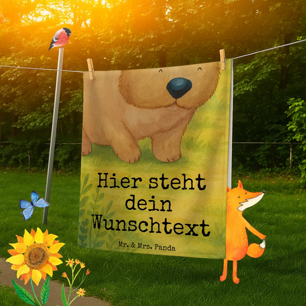 Spersonalizowany ręcznik kąpielowy Wombat Design Badetuch mit Namen, Duschtuch mit Namen, Strandtuch mit Namen, Saunatuch mit Namen, Personalisiertes Badetuch, Kinder Handtuch mit Namen, Personalisiertes Handtuch, Tiermotive, Gute Laune, lustige Sprüche, Tiere, Wombat, Das Leben ist schön, Motivation, Spruch, Australien