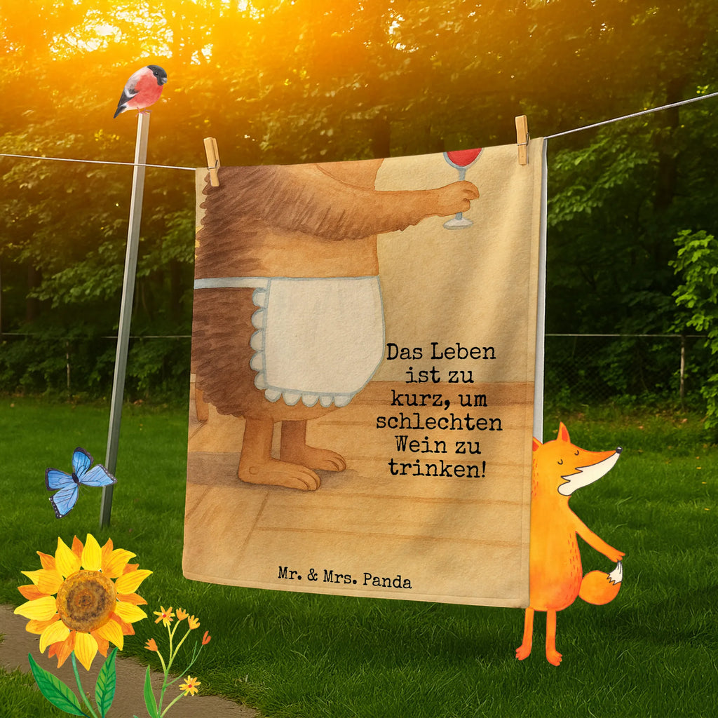 Badehandtuch Igel Wein Design Duschtuch, Badetuch, Strandtuch, Saunatuch, Kinder Handtuch, Tiermotive, Gute Laune, lustige Sprüche, Tiere, Wein Spruch, Igel, Geschenk Weintrinker, Geschenk Weinliebhaber, Wein Deko, Weinglas, Rotwein, Weißwein, Wein trinken