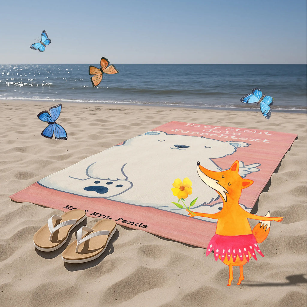 Personalized Bath Towel Icebear Lazy Design Kinder Handtuch mit Namen, Personalisiertes Handtuch, Saunatuch mit Namen, Personalisiertes Badetuch, Badetuch mit Namen, Duschtuch mit Namen, Strandtuch mit Namen, Bär, Teddy, Teddybär, Arbeit, Eisbär, Arbeitsplatz, Entspannen, Bürojob, Nordpol, Homeoffice, Büro, Relaxen, Faul