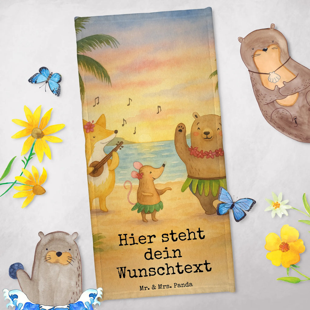Personalized Bath Towel forest animals Aloha Design Kinder Handtuch mit Namen, Badetuch mit Namen, Duschtuch mit Namen, Strandtuch mit Namen, Personalisiertes Handtuch, Saunatuch mit Namen, Personalisiertes Badetuch, Tiermotive, Gute Laune, lustige Sprüche, Tiere, Waldtiere, Tanzen, Lachen, Musik, Aloha, Wald, Bär, Igel, Hase, Leben