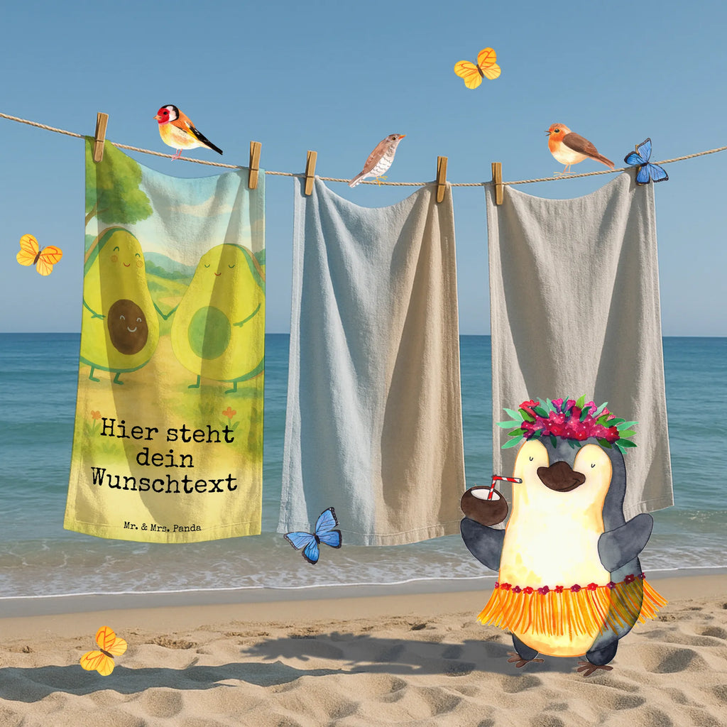 Personalisiertes Badehandtuch Avocado Pärchen Design Saunatuch mit Namen, Personalisiertes Badetuch, Duschtuch mit Namen, Personalisiertes Handtuch, Strandtuch mit Namen, Kinder Handtuch mit Namen, Badetuch mit Namen, Avocado, Veggie, Vegan, Gesund, Babyparty, Avocuddle, Schwangerschaft, Familie, Avocados, Geburt, Kinder, Babyshower, Hochzeit, Liebe