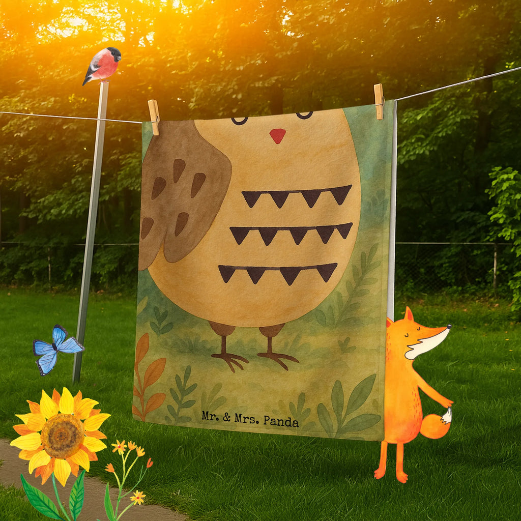 Badehandtuch Eule Federschmuck Design Duschtuch, Badetuch, Strandtuch, Saunatuch, Kinder Handtuch, Eule, Eule Deko, Owl, Das Leben ist ein Abenteuer, Reisespruch, Federschmuck, Dekoration