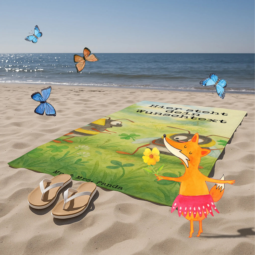 Personalisiertes Badehandtuch Hummeln Kleeblatt Design Badetuch mit Namen, Saunatuch mit Namen, Personalisiertes Handtuch, Personalisiertes Badetuch, Duschtuch mit Namen, Kinder Handtuch mit Namen, Strandtuch mit Namen, Tiermotive, Gute Laune, lustige Sprüche, Tiere, Spruch positiv, Spruch schön, Biene, glücklich werden, Spruch fröhlich, Hummel, glücklich sein, Biene Deko