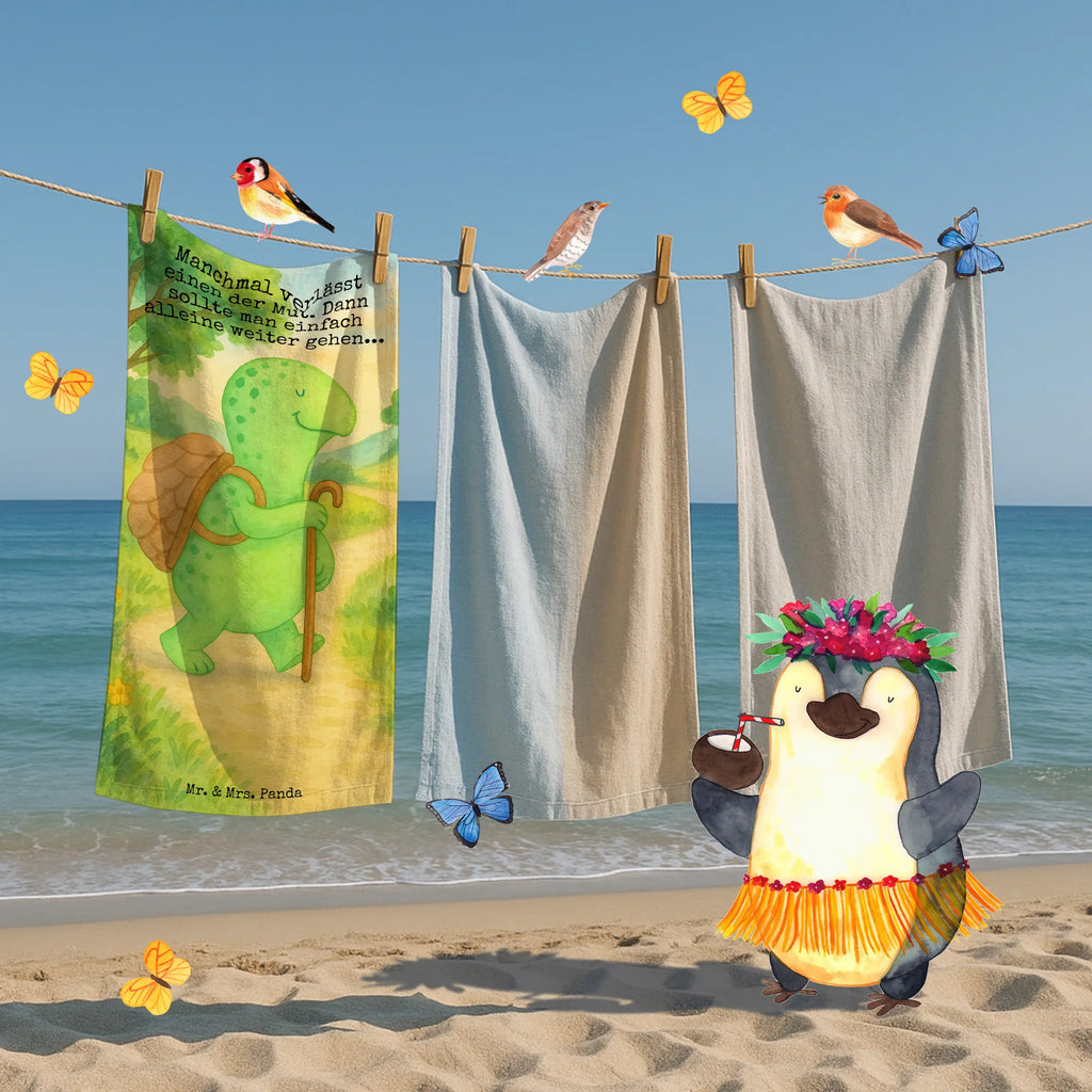 Hand towel tortoise walker Design Duschtuch, Badetuch, Strandtuch, Saunatuch, Kinder Handtuch, Schildkröte, Schildkröten, Motivation, Motivationsspruch, Motivationssprüche, Neuanfang