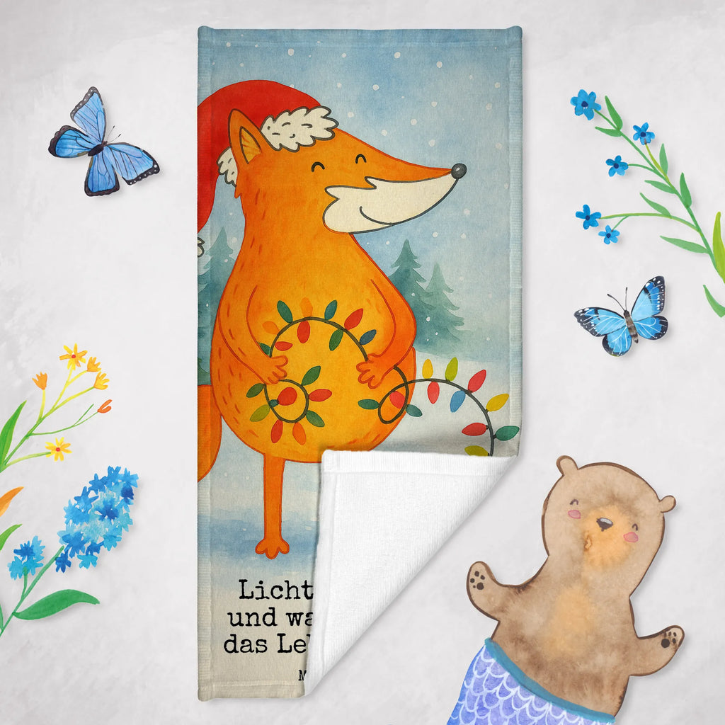 Badehandtuch Fuchs Weihnachten Design Duschtuch, Badetuch, Strandtuch, Saunatuch, Kinder Handtuch, Winter, Weihnachten, Weihnachtsdeko, Nikolaus, Advent, Heiligabend, Wintermotiv, Fuchs, Füchse, Spruch schön, Geschenk Weihnachten, Weihnachtsmann, Weihnachtszeit