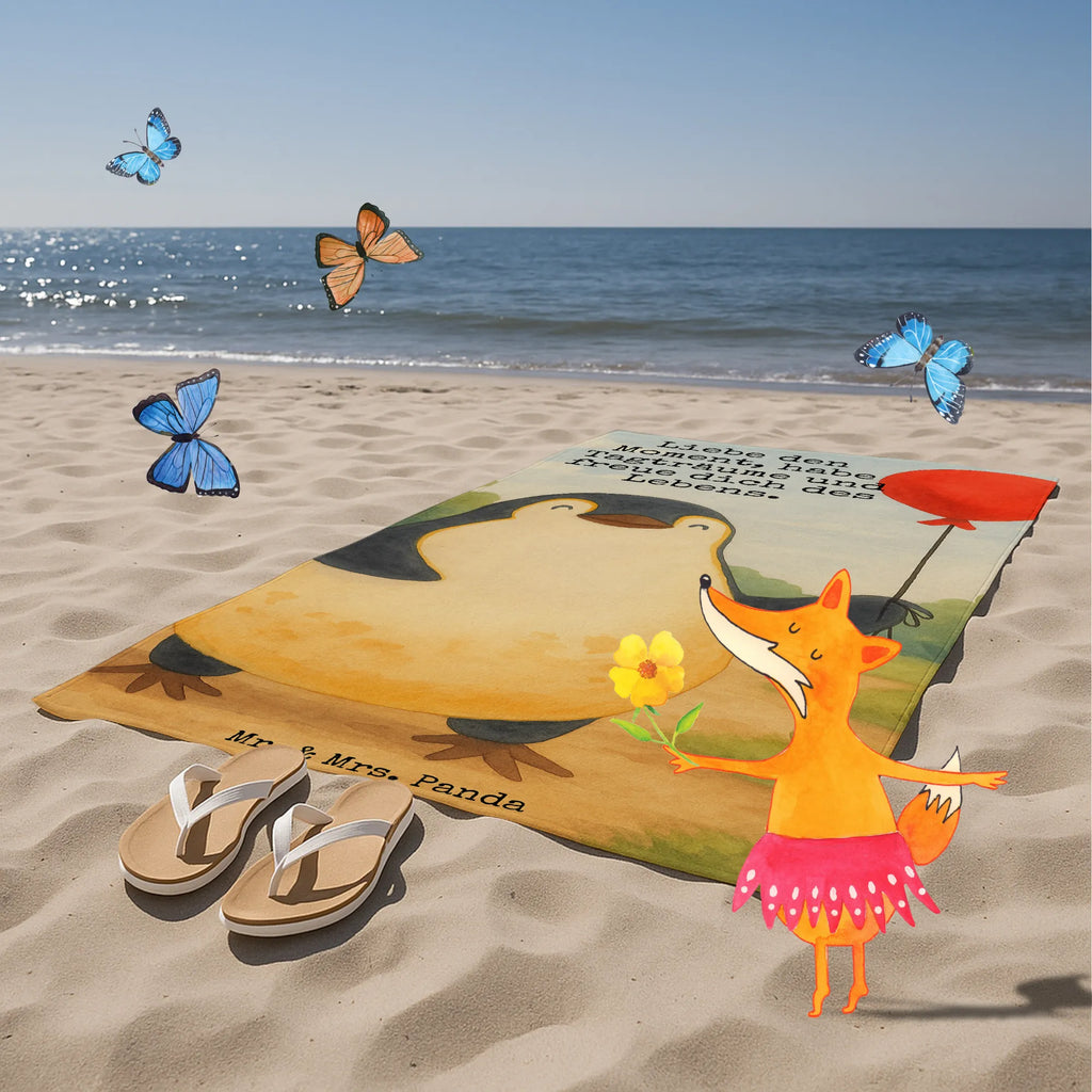 70 x 140 ręcznik pingwin balon Design Duschtuch, Badetuch, Strandtuch, Saunatuch, Kinder Handtuch, Pinguin, Pinguine, Luftballon, Tagträume, Lebenslust, Geschenk Freundin, Geschenkidee, beste Freundin, Motivation, Neustart, neues Leben, Liebe, Glück