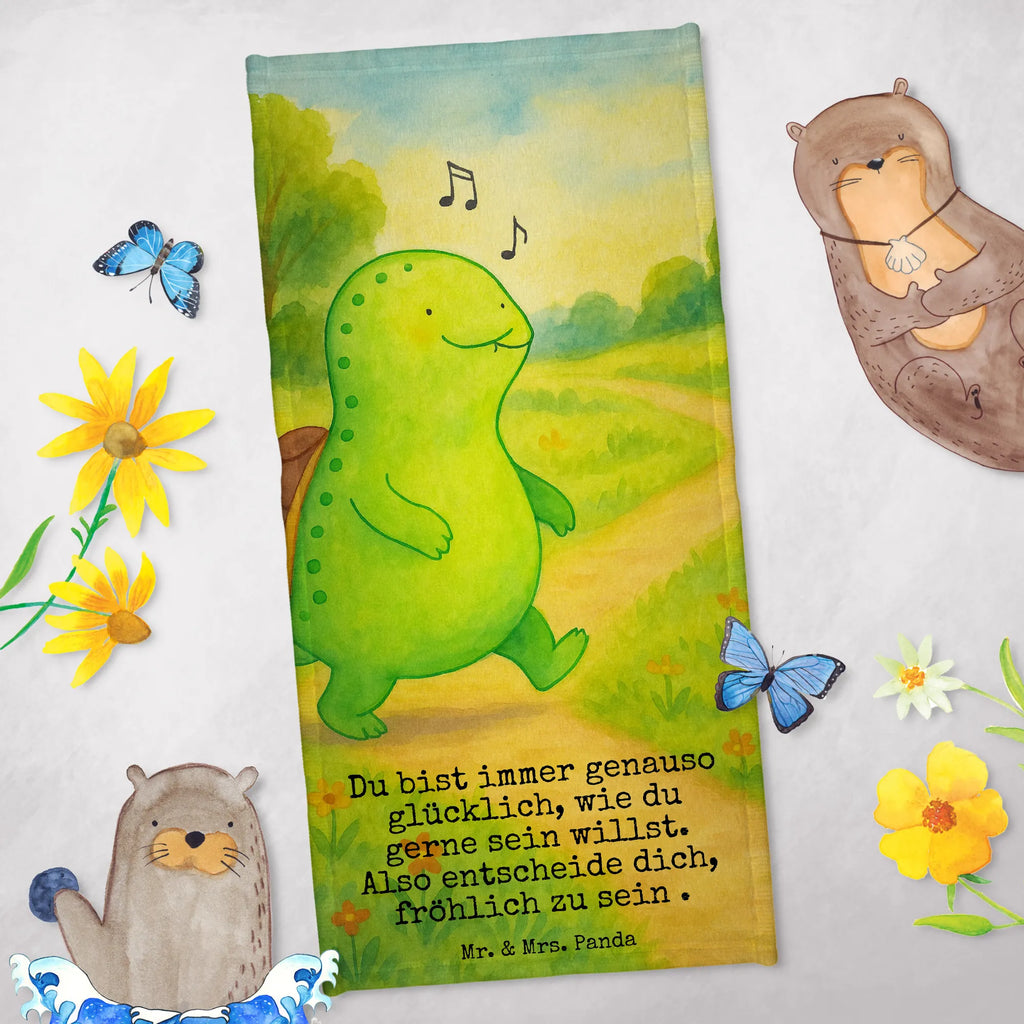 Badehandtuch Schildkröte Pfeifen Design Duschtuch, Badetuch, Strandtuch, Saunatuch, Kinder Handtuch, Schildkröte, Schildi, Schildkröten, fröhlich, Glück, Motivation, Lebensfreude, Depression, Trennung, Neuanfang