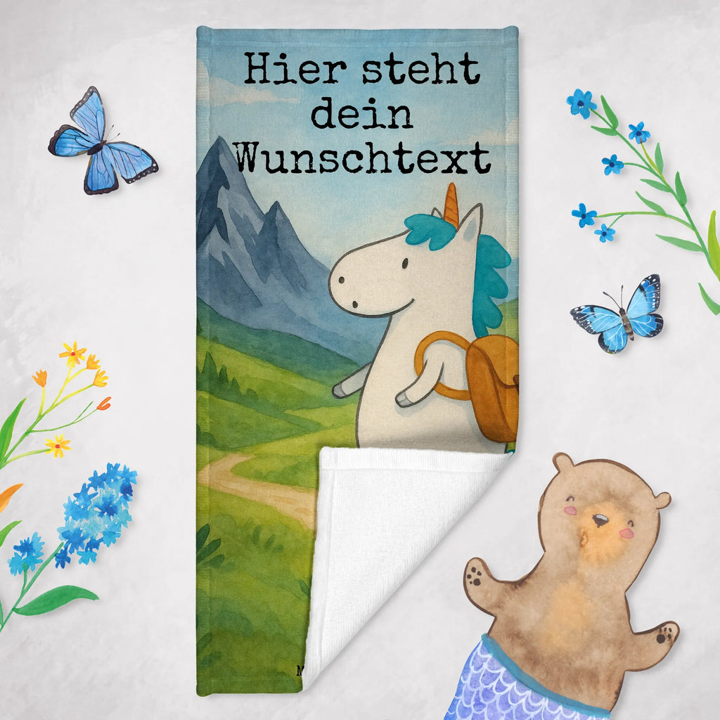 Personalized Bath Towel unicorn climber Design Personalisiertes Handtuch, Strandtuch mit Namen, Badetuch mit Namen, Duschtuch mit Namen, Kinder Handtuch mit Namen, Personalisiertes Badetuch, Saunatuch mit Namen, Einhorn, Einhörner, Einhorn Deko, Unicorn, Entdecker, Weltenbummler, Urlaub, Reisen, Abenteuer, Bergsteiger, Weltreise, Abenteurer, Berge